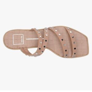 Dolce Vita size 9.5 strappy studded sandal in tan.